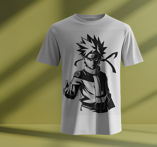 🔥 Naruto Anime White T-Shirt – Iconic Ninja Style! 🔥